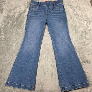 Spanx Jeans Womens XL Petite Flare SPANXshape EveryWear Vintage Indigo Denim